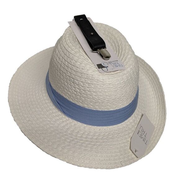 Panama Hat 3-inch Brim Wide Pleated Hatband Sweatband with Clip **NEW** - Picture 1 of 10